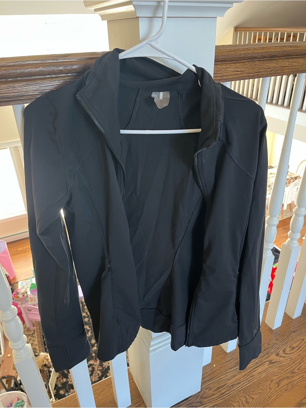 Calia Black Women's Zip-Front Lightweight Jacket
